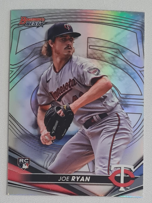 Joe Ryan - 2022 Topps Finest Baseball MLB Minnesota Twins #50 Refractor