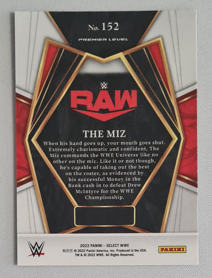 The Miz - 2022 Panini Select WWE Wrestling RAW #152 Premier Level