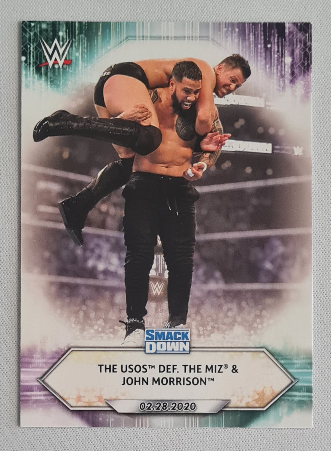 The Usos - 2021 Topps WWE Wrestling SMACK DOWN #29