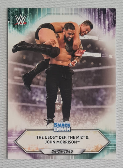 The Usos - 2021 Topps WWE Wrestling SMACK DOWN #29
