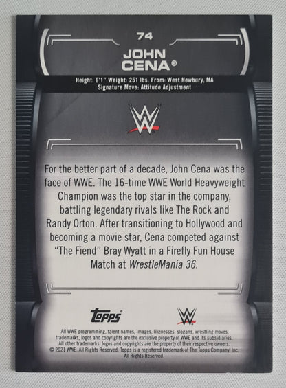 John Cena - 2021 Topps WWE Wrestling #74