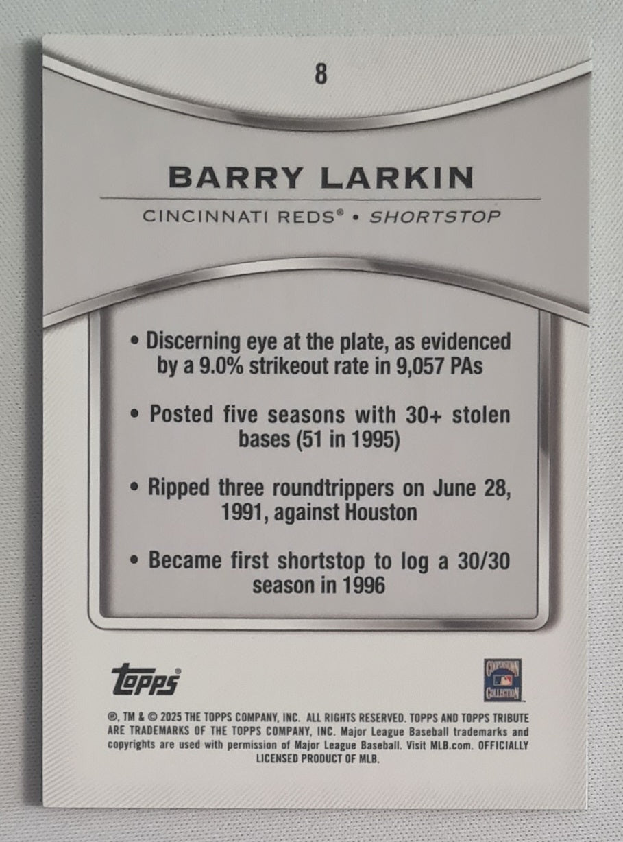 Barry Larkin - 2025 Topps MLB Baseball Cincinnati Reds #8