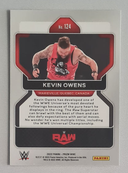 Kevin Owens - 2022 Panini Prizm WWE Wrestling RAW #124