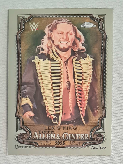 Lexis King - 2025 Topps Chrome WWE Wrestling NXT The World's Champions Allen & Ginter #AG-LXK