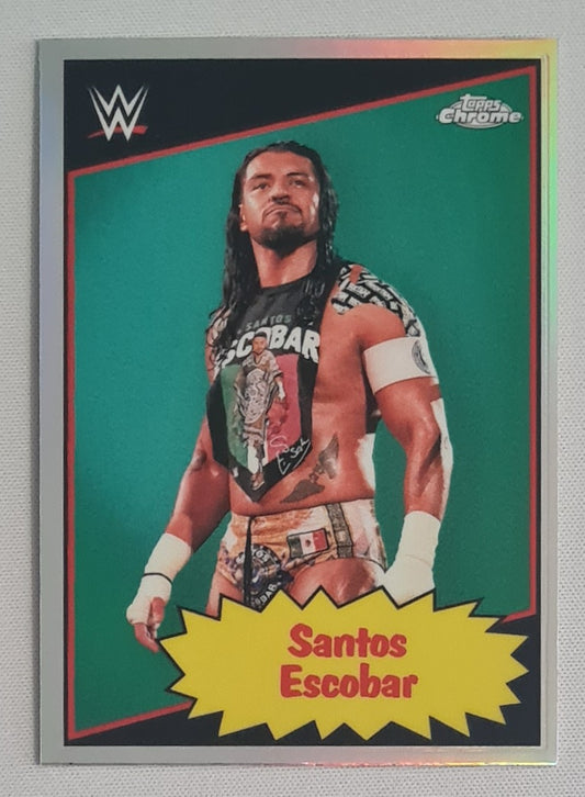 Santos Escobar - 2025 Topps Chrome WWE Wrestling SMACK DOWN #85TC-SE Refractor