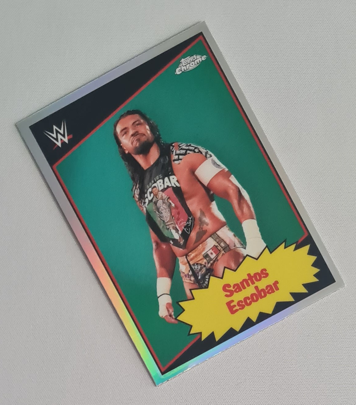 Santos Escobar - 2025 Topps Chrome WWE Wrestling SMACK DOWN #85TC-SE Refractor