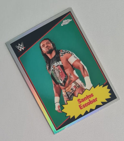 Santos Escobar - 2025 Topps Chrome WWE Wrestling SMACK DOWN #85TC-SE Refractor