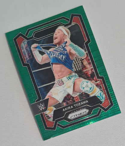 Akira Tozawa - 2024 Panini Prizm WWE Wrestling RAW #128 Green /25