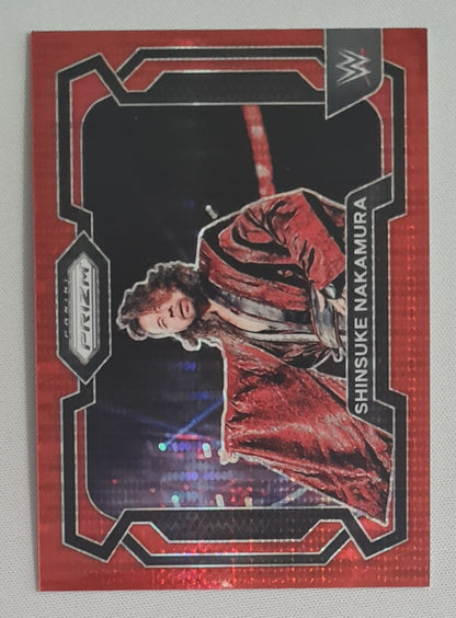 Shinsuke Nakamura - 2024 Panini Prizm WWE Wrestling RAW #29 Red Prizm /399