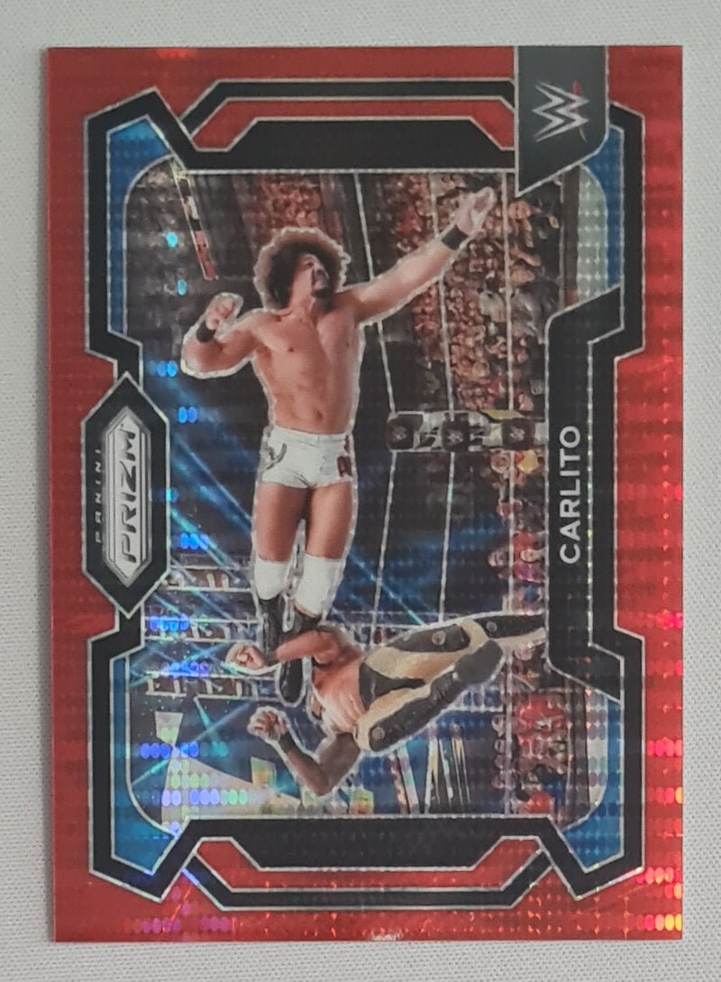 Carlito - 2024 Panini Prizm WWE Wrestling SMACK DOWN #86 Red Prizm /399