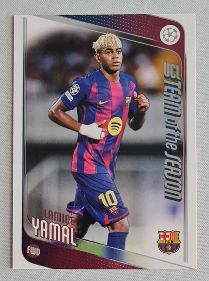 Lamine Yamal - 2026 Topps UCL Team of the Season FC Barcelona #10