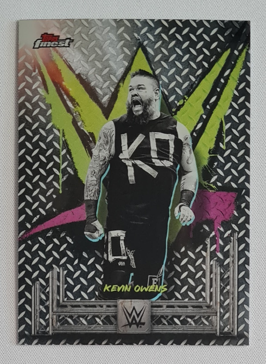Kevin Owens - 2025 Topps Finest WWE Wrestling SMACK DOWN #38 Common