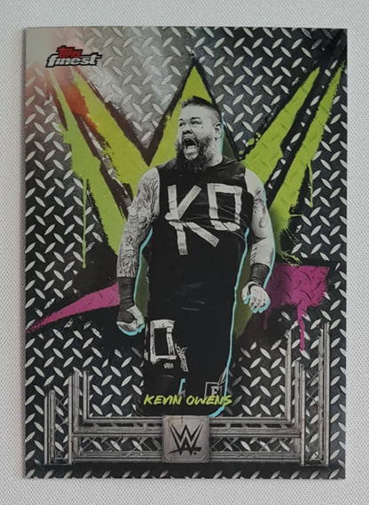 Kevin Owens - 2025 Topps Finest WWE Wrestling SMACK DOWN #38 Common