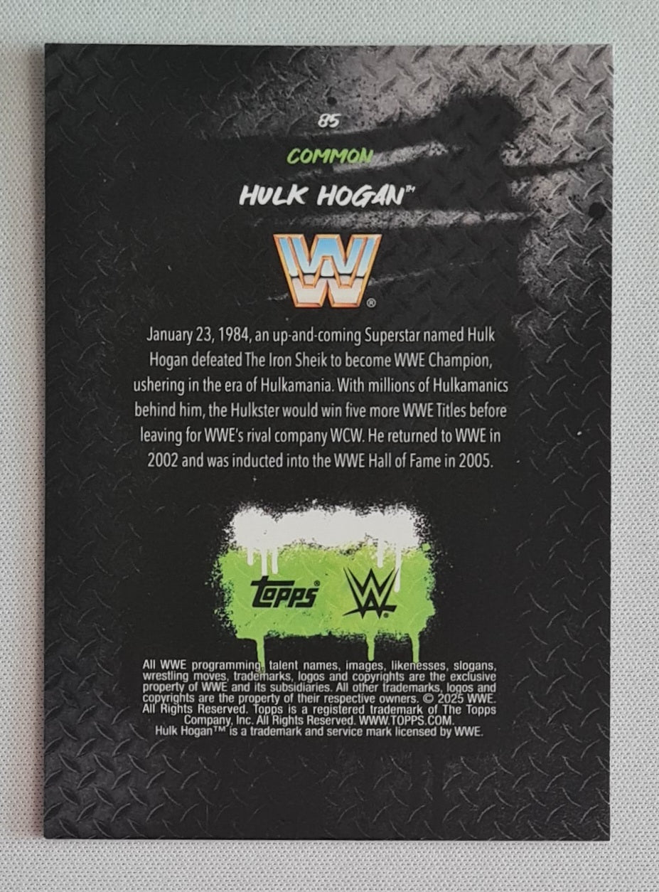 Hulk Hogan - 2025 Topps Finest WWE Wrestling #85 Common