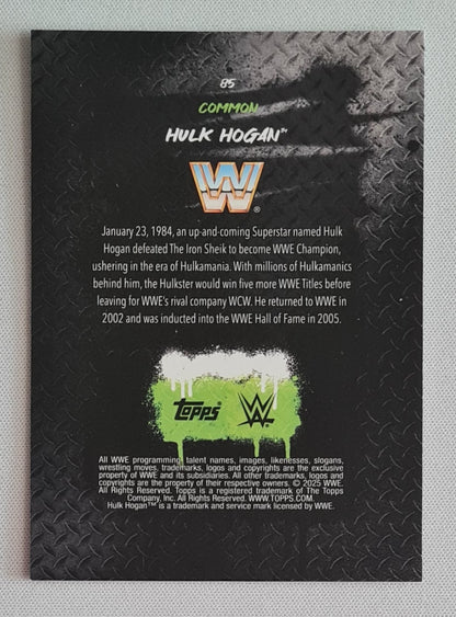 Hulk Hogan - 2025 Topps Finest WWE Wrestling #85 Common