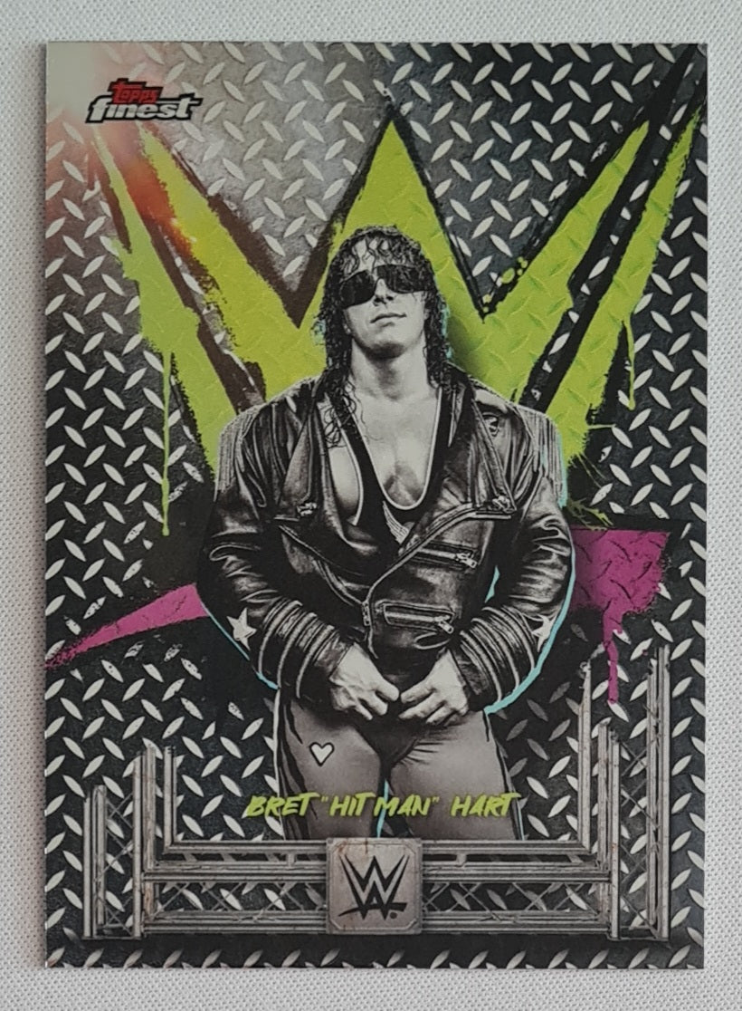 Bret "Hit Man" Hart - 2025 Topps Finest WWE Wrestling #5 Common