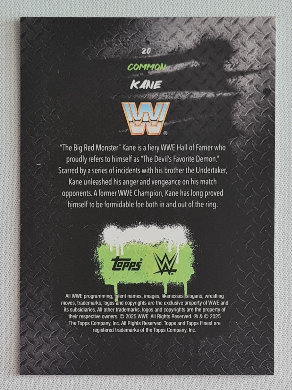 Kane - 2025 Topps Finest WWE Wrestling #20 Common