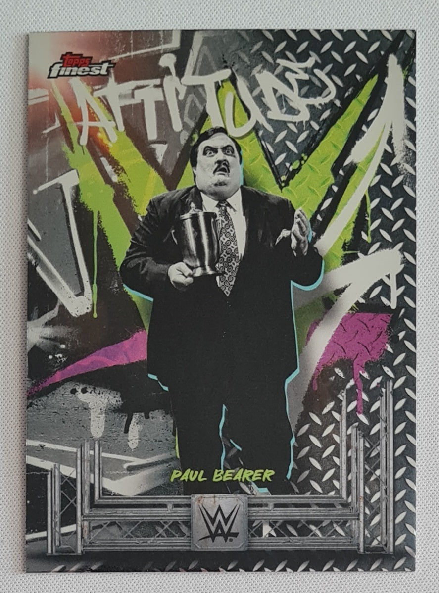 Paul Bearer - 2025 Topps Finest WWE Wrestling #220 Rare Attitude