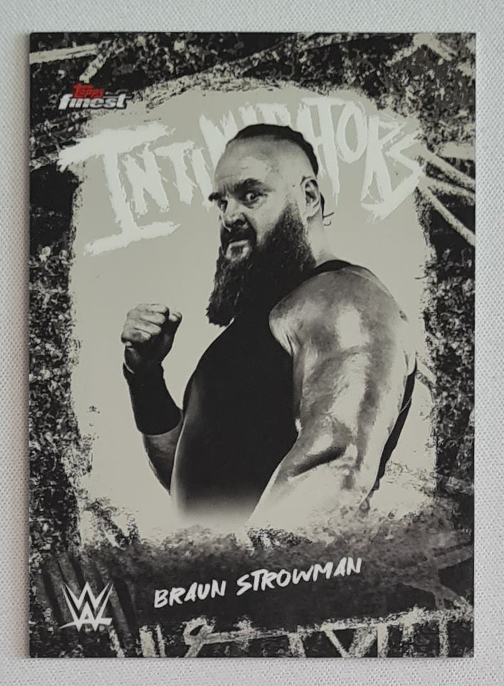 Braun Strowman - 2025 Topps Finest WWE Wrestling INTIMIDATORS SMACK DOWN #INT-BN
