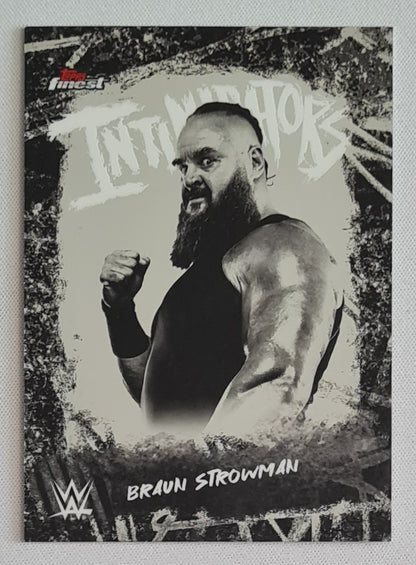 Braun Strowman - 2025 Topps Finest WWE Wrestling INTIMIDATORS SMACK DOWN #INT-BN
