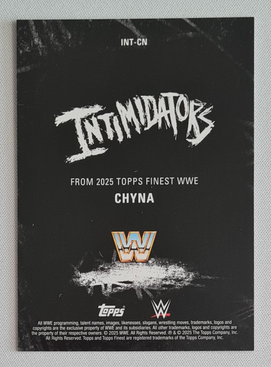 Chyna - 2025 Topps Finest WWE Wrestling INTIMIDATORS #INT-CN