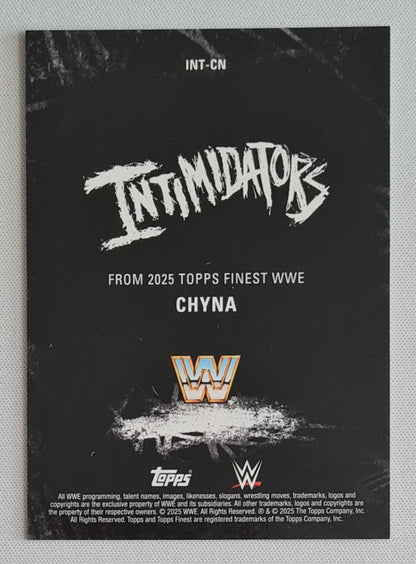 Chyna - 2025 Topps Finest WWE Wrestling INTIMIDATORS #INT-CN