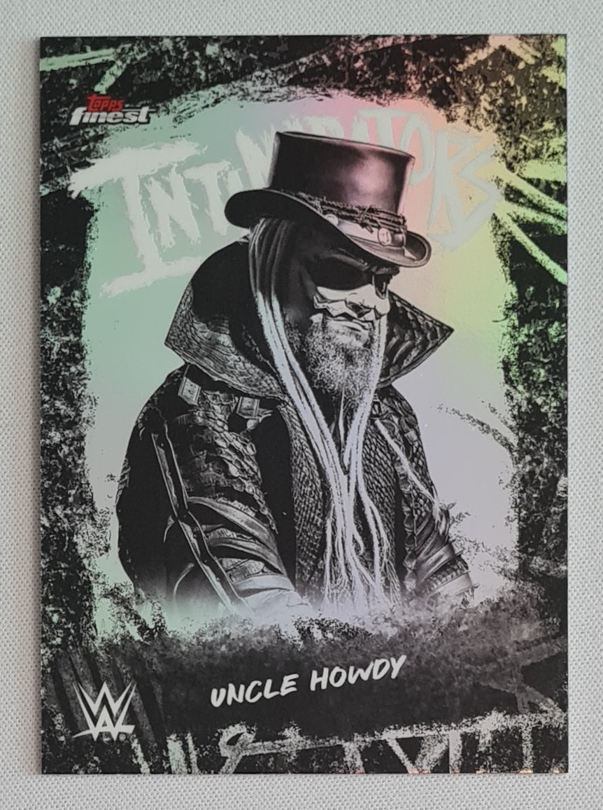 Uncle Howdy - 2025 Topps Finest WWE Wrestling INTIMIDATORS SMACK DOWN #INT-UN Refractor