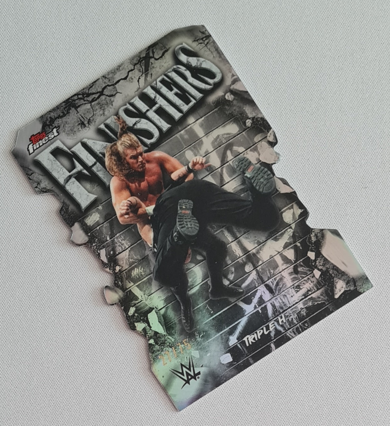Triple H - 2025 Topps Finest WWE Wrestling FINISHERS #FNS-TH Die Cut /75