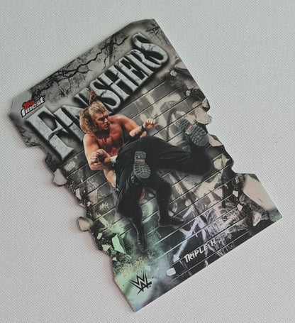 Triple H - 2025 Topps Finest WWE Wrestling FINISHERS #FNS-TH Die Cut /75