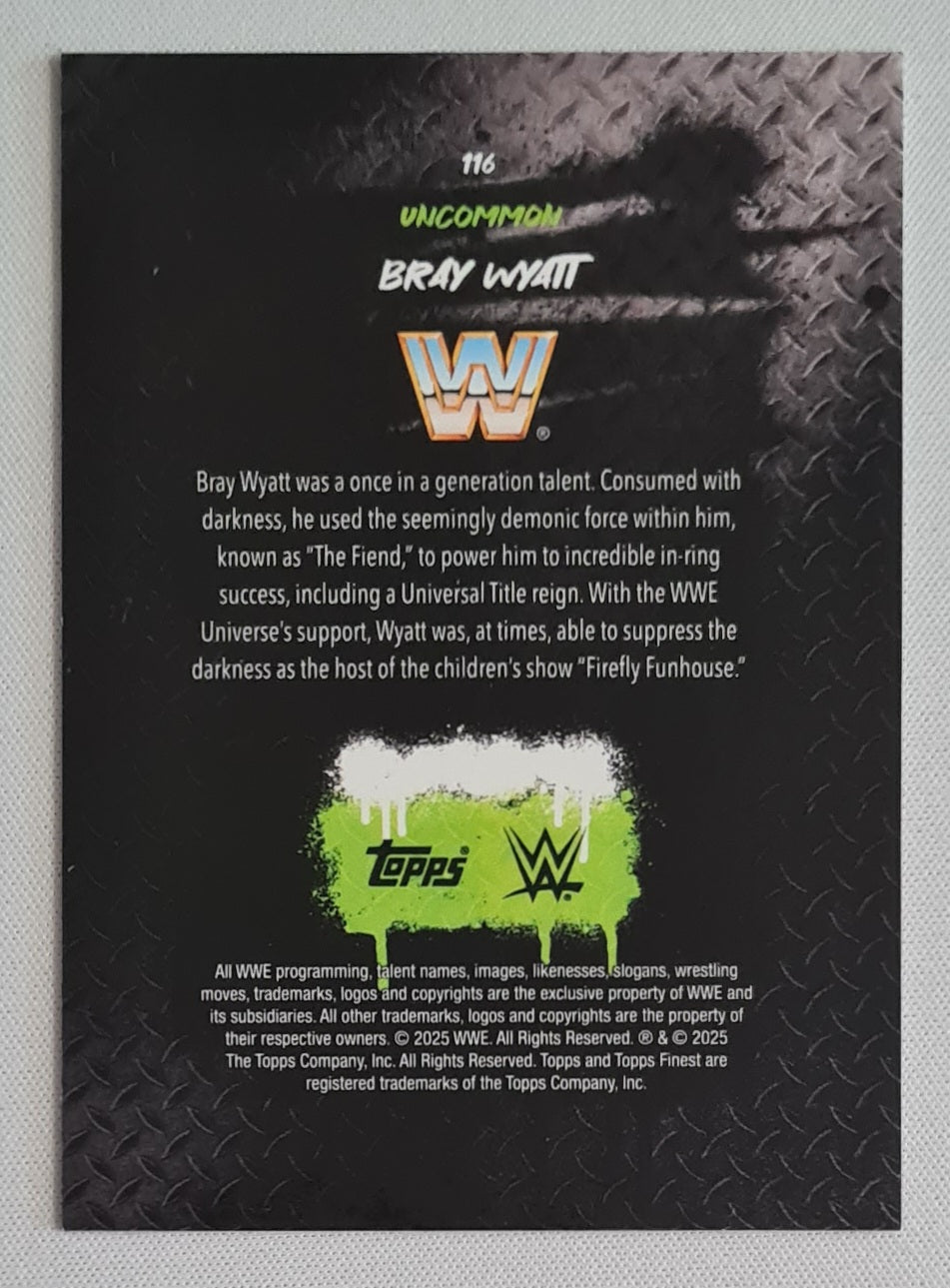 Bray Wyatt - 2025 Topps Finest WWE Wrestling #116 Uncommon