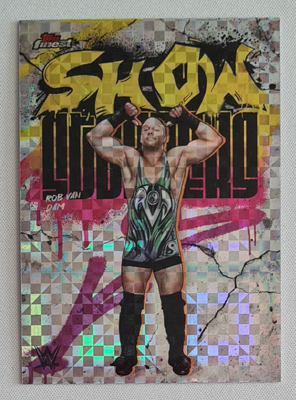 Rob van Dam - 2025 Topps Finest WWE Wrestling SHOW STOPPERS #SSS-RV Checkerboard