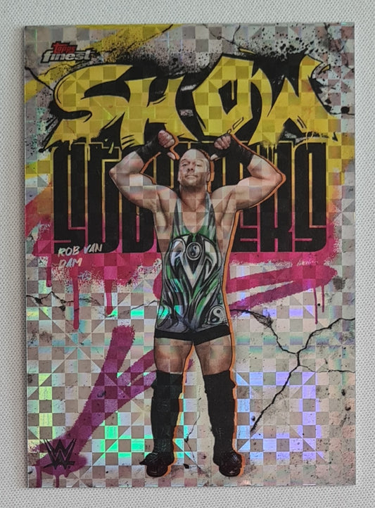 Rob van Dam - 2025 Topps Finest WWE Wrestling SHOW STOPPERS #SSS-RV Checkerboard
