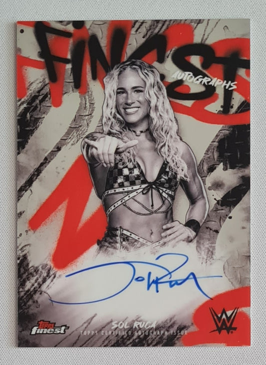 Sol Ruca - 2025 Topps Finest WWE Wrestling NXT FINEST #FA-RCA /Autograph