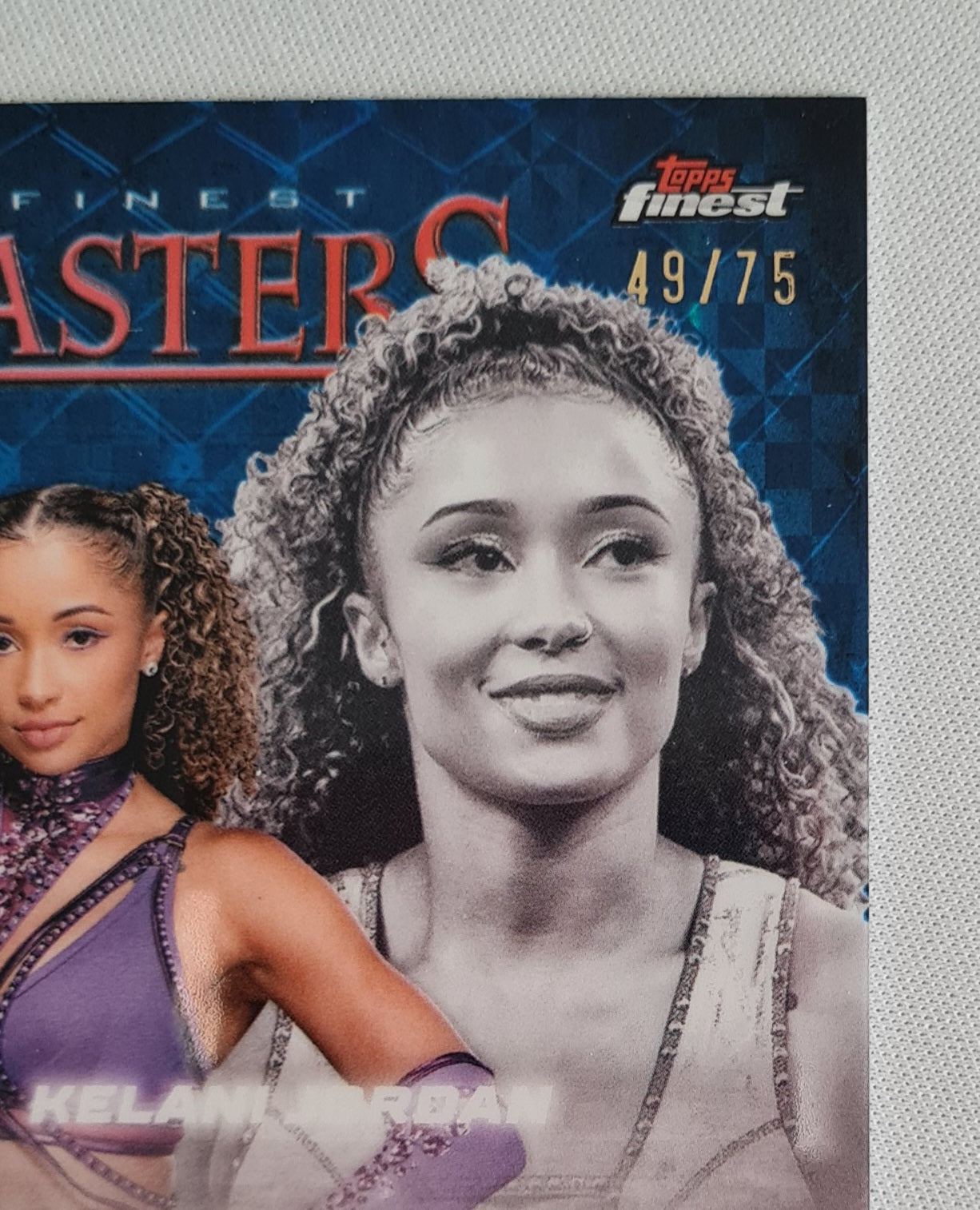 Kelani Jordan - 2025 Topps Finest WWE Wrestling NXT FINEST MASTERS #FM-KJD /75  /Autograph