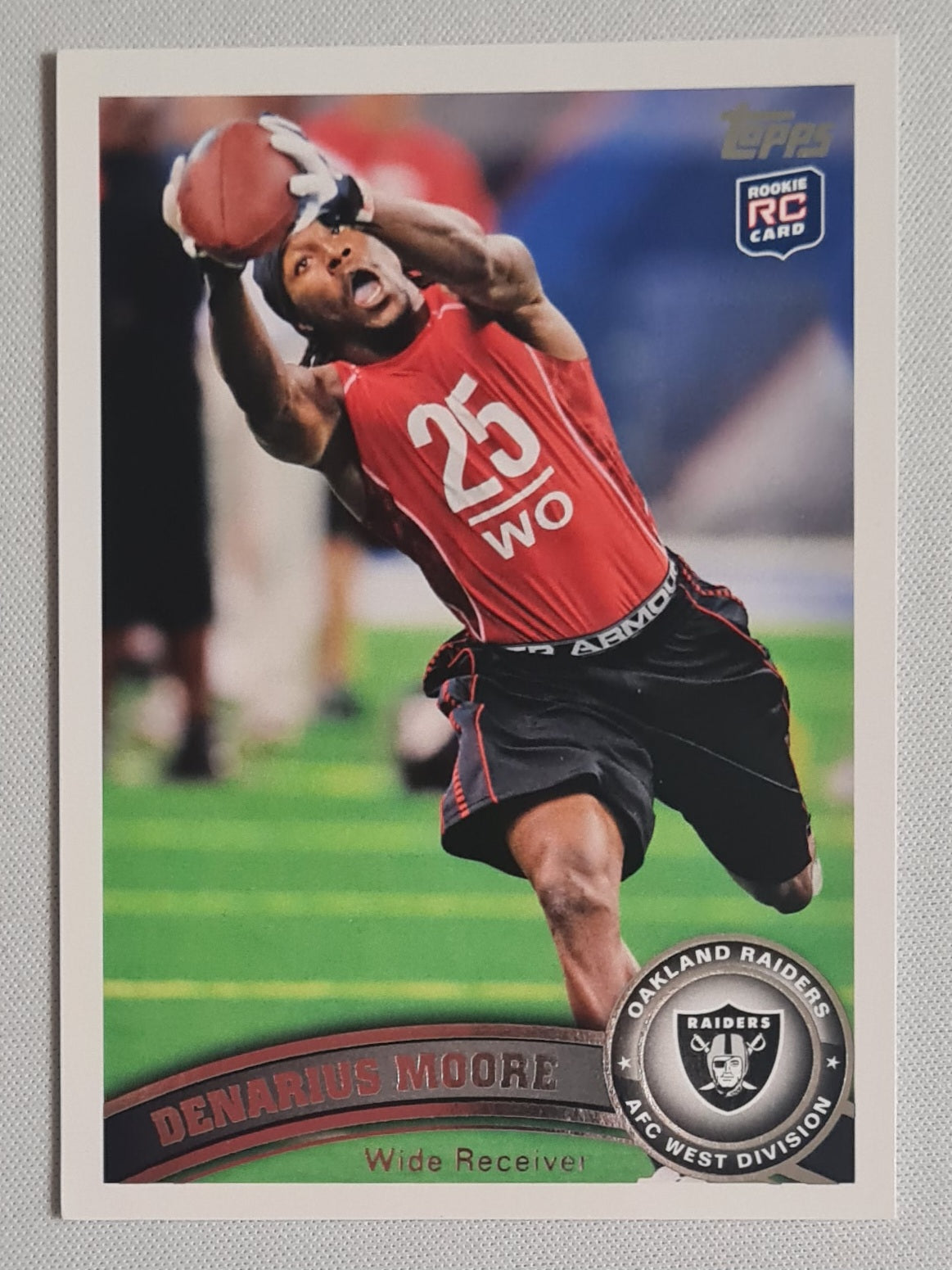 Denarus Moore - 2011 Topps NFL Football Raiders (RC) #215