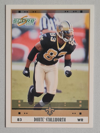 Donte' Stallworth - 2005 Donruss Playoff Score NFL Saints #179