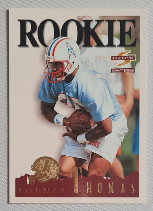 Rodney Thomas - 1995 Pinnacle Score Summit Edition NFL Football Oilers Rookie #157