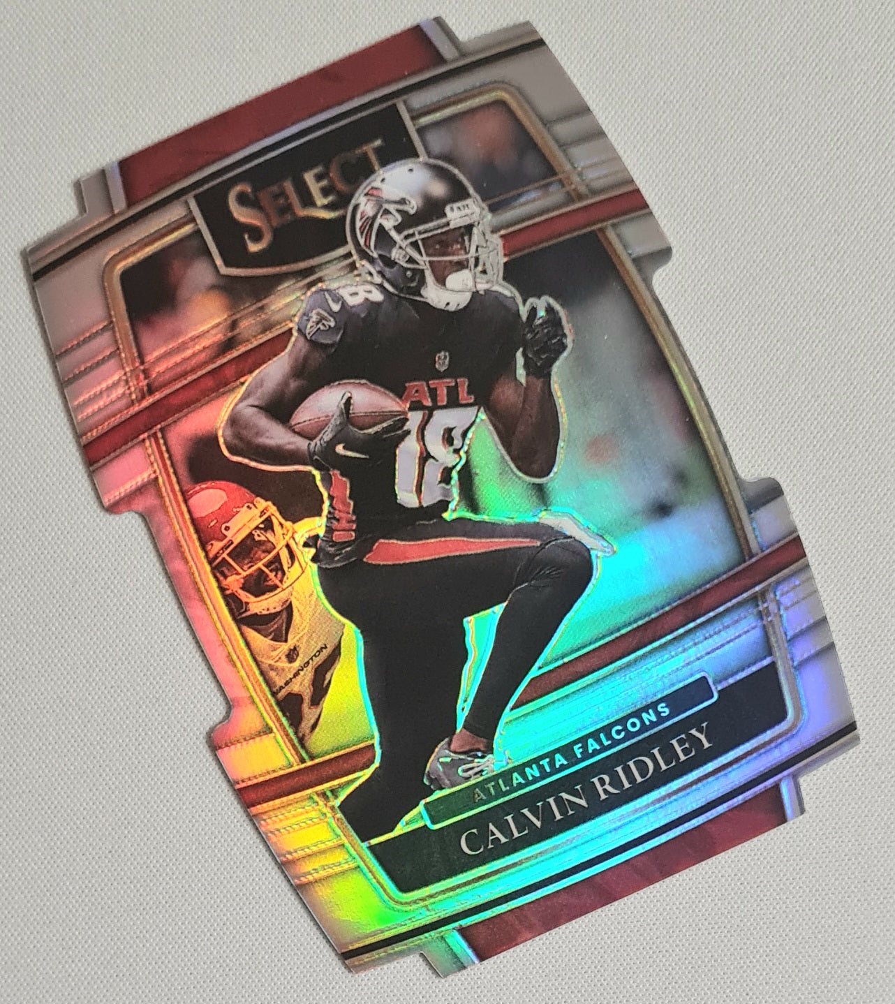 Calvin Ridley - 2021 Panini Select Football NFL Atlanta Falcons #4 Refractor Die Cut