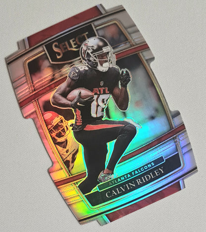 Calvin Ridley - 2021 Panini Select Football NFL Atlanta Falcons #4 Refractor Die Cut