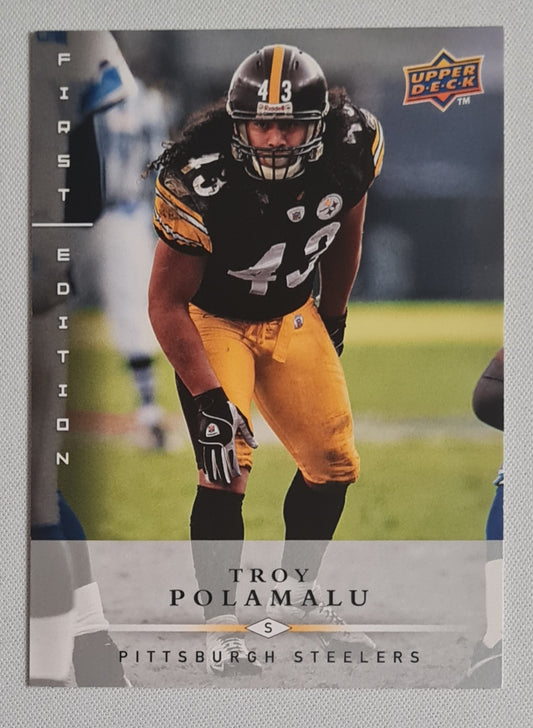 Troy Polamalu - 2008 Upper Deck First Edition Football NFL Steelers #116