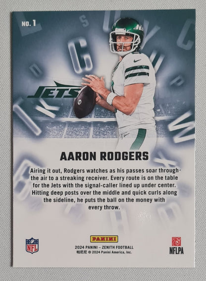 Aaron Rodgers - 2024 Panini Zenith Football NFL Jets #1 A to Z