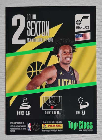 Collin Sexton - 2024 Panini Top Class NBA Basketball Utah Jazz SUPER SONIC (TC) #2