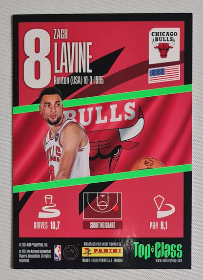 Zach Lavine - 2024 Panini Top Class NBA Basketball Chicago Bulls SUPER SONIC (TC) #8