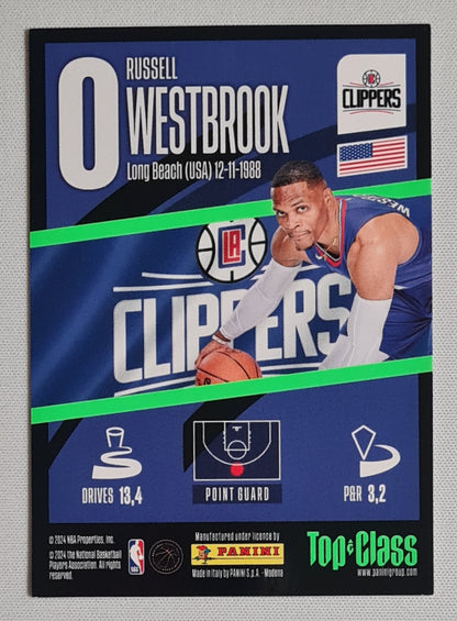 Russel Westbrook - 2024 Panini Top Class NBA Basketball L.A.Clippers SUPER SONIC (TC) #0