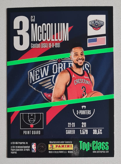 CJ McCollum - 2024 Panini Top Class NBA Basketball New Orleans Pelicans Rainbow Master (TC) #3