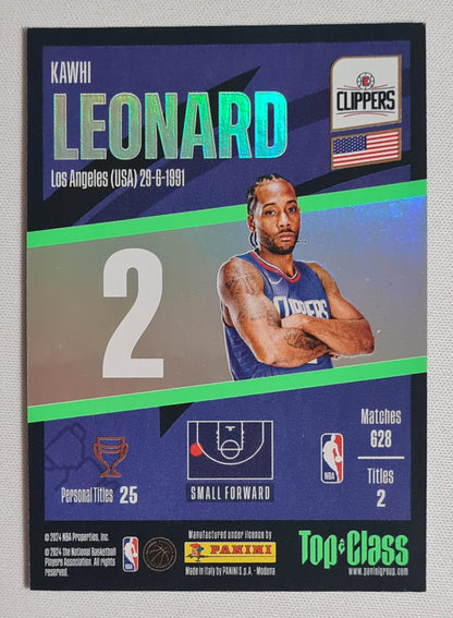 Kawhi Leonard - 2024 Panini Top Class NBA Basketball L.A. Clippers WINNER (TC) #2