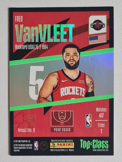 Fred VanVleet - 2024 Panini Top Class NBA Basketball Houston Rockets WINNER (TC) #5