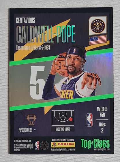 Kentavious Caldwell-Pope - 2024 Panini Top Class NBA Basketball Denver Nuggets WINNER (TC) #5