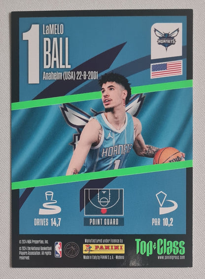 LaMelo Ball - 2024 Panini Top Class NBA Basketball Charlotte Hornets SUPER SONIC (TC) #1