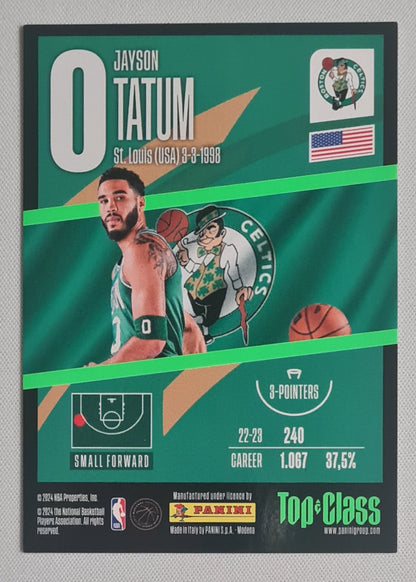 Jayson Tatum - 2024 Panini Top Class NBA Basketball Boston Celtics Rainbow Master (TC) #0